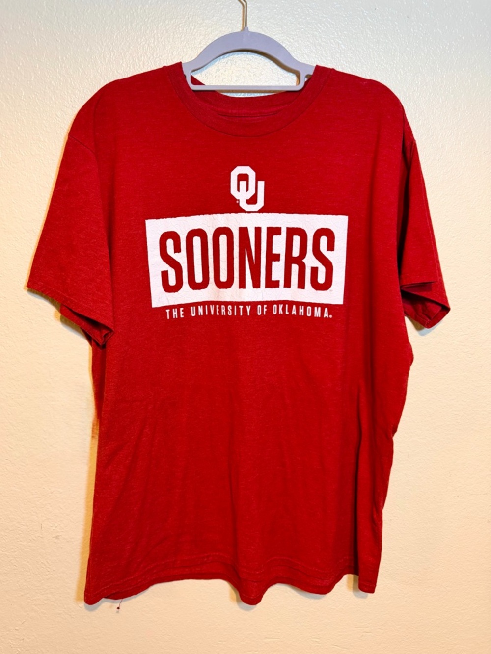 Oklahoma Sooners Red Graphic Tee